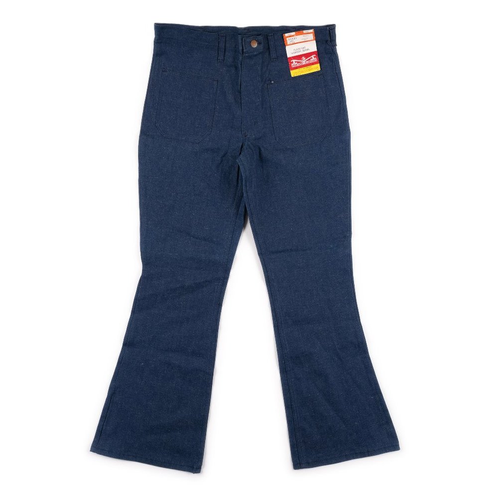 RARE Vintage 1970s NWT MAVERICK Flare Leg Jeans U.S.A. size 36x32